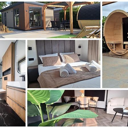 Heinkenszand 'Relax Lodge Sea' - Wellness Lodge In Zeeland - Private Sauna - Airco - Garden - Outdoor Swimming Pool - Free Wifi, Towels & Bed Linen מראה חיצוני תמונה
