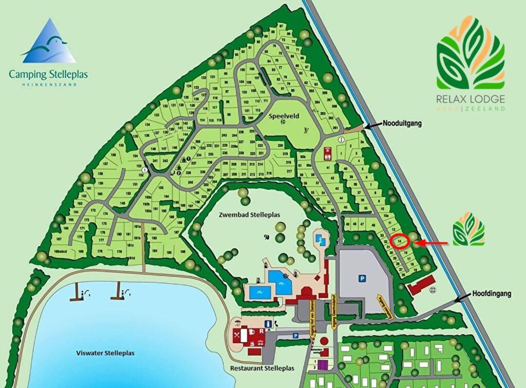 Heinkenszand 'Relax Lodge Sea' - Wellness Lodge In Zeeland - Private Sauna - Airco - Garden - Outdoor Swimming Pool - Free Wifi, Towels & Bed Linen מראה חיצוני תמונה