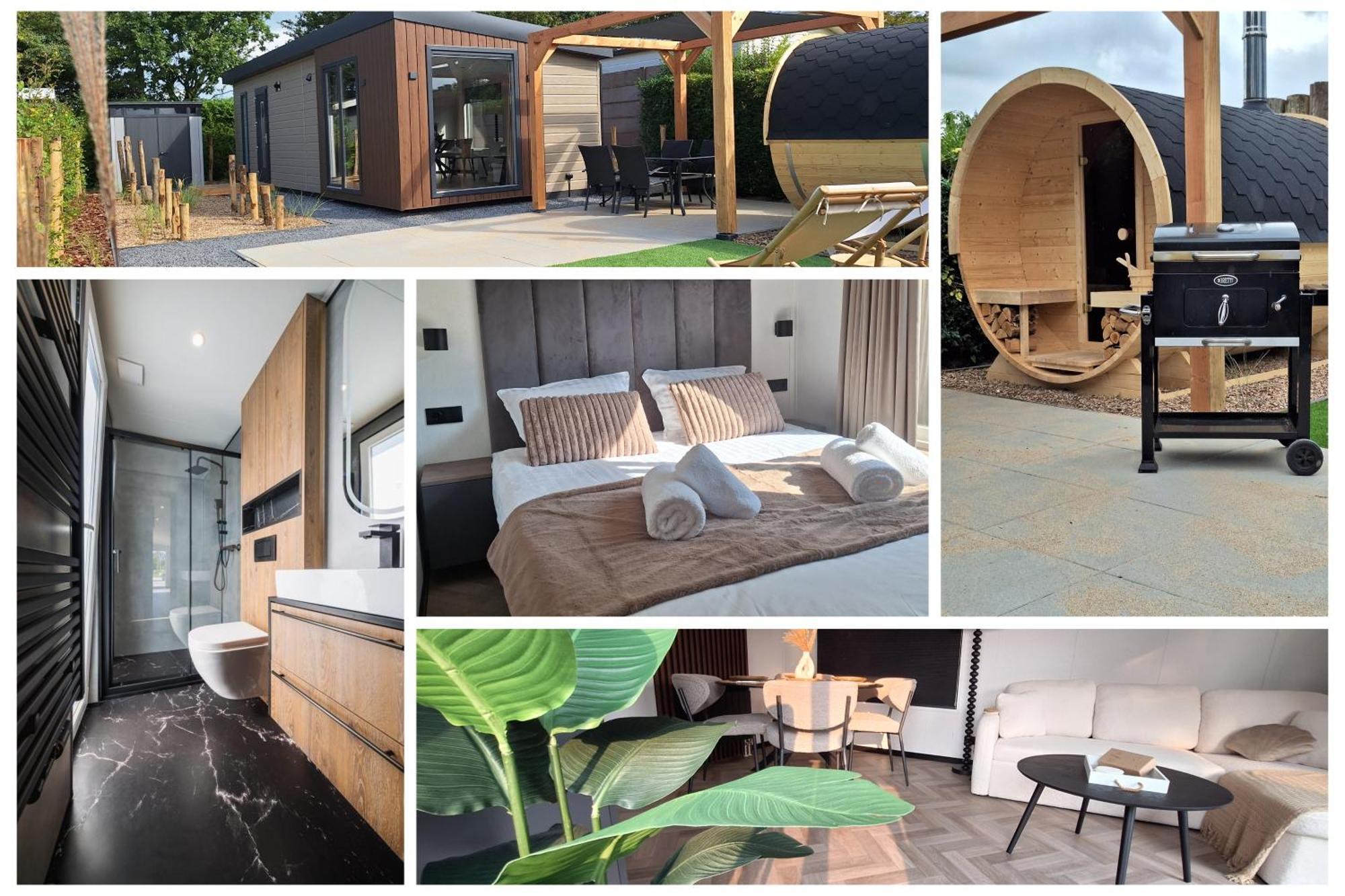 Heinkenszand 'Relax Lodge Sea' - Wellness Lodge In Zeeland - Private Sauna - Airco - Garden - Outdoor Swimming Pool - Free Wifi, Towels & Bed Linen מראה חיצוני תמונה