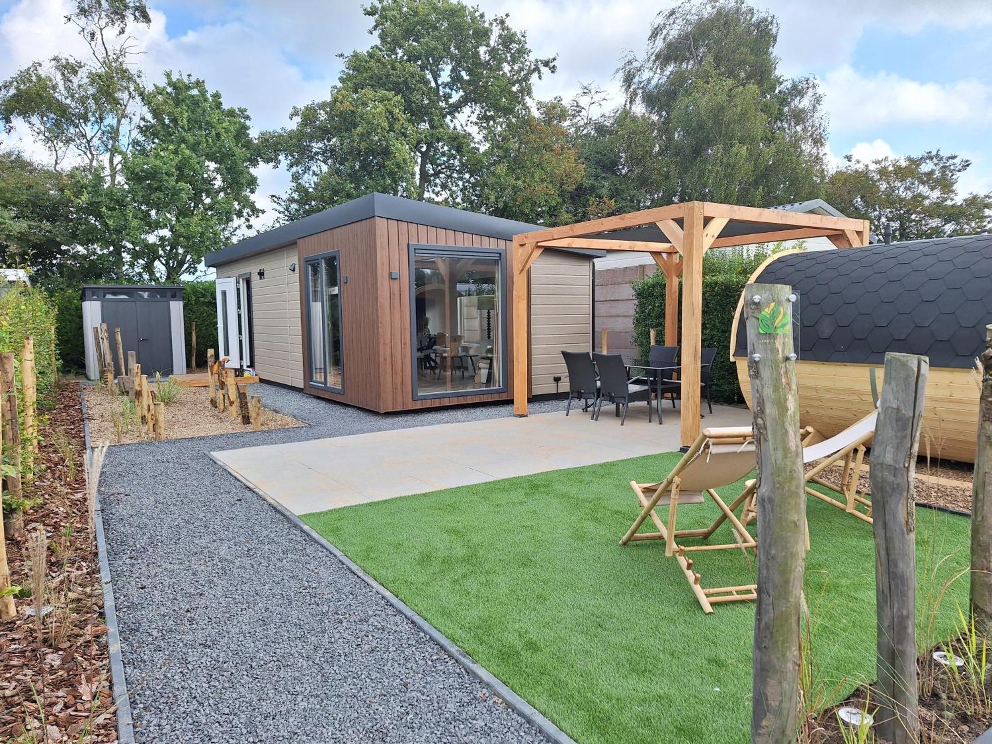 Heinkenszand 'Relax Lodge Sea' - Wellness Lodge In Zeeland - Private Sauna - Airco - Garden - Outdoor Swimming Pool - Free Wifi, Towels & Bed Linen מראה חיצוני תמונה