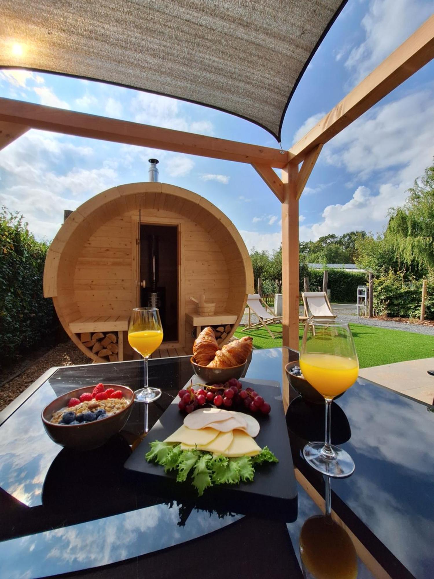 Heinkenszand 'Relax Lodge Sea' - Wellness Lodge In Zeeland - Private Sauna - Airco - Garden - Outdoor Swimming Pool - Free Wifi, Towels & Bed Linen מראה חיצוני תמונה